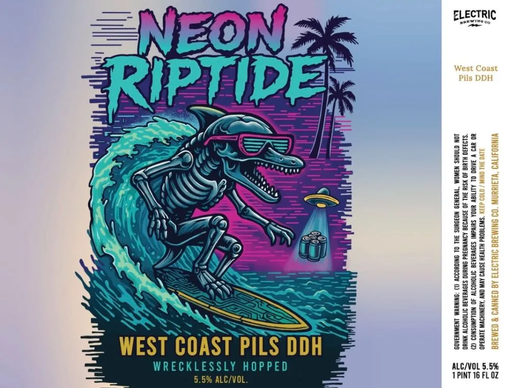 Neon Riptide 16oz 4 Pack